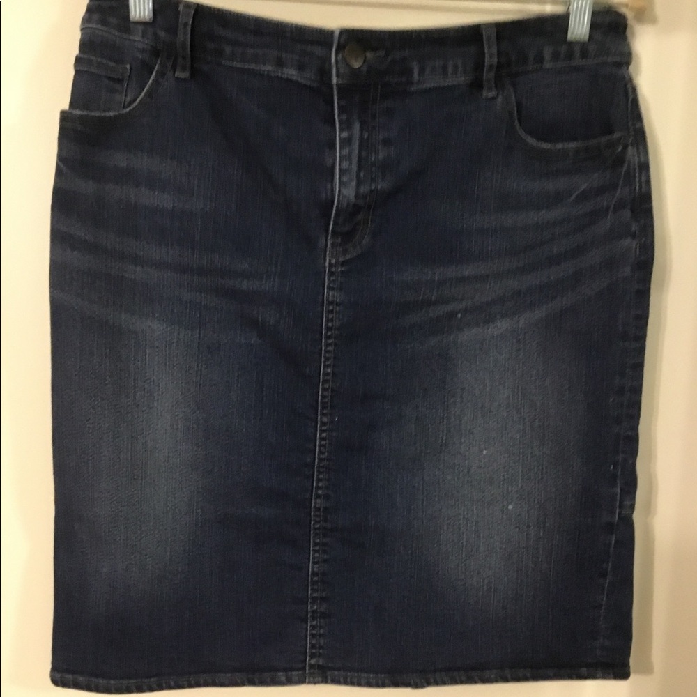 Anthropologie Pilcro Denim pencil skirt